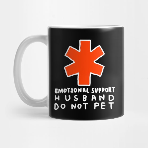 Emotional-Support-Husband-Do-Not-Pet by Creatifly Graphic Tees